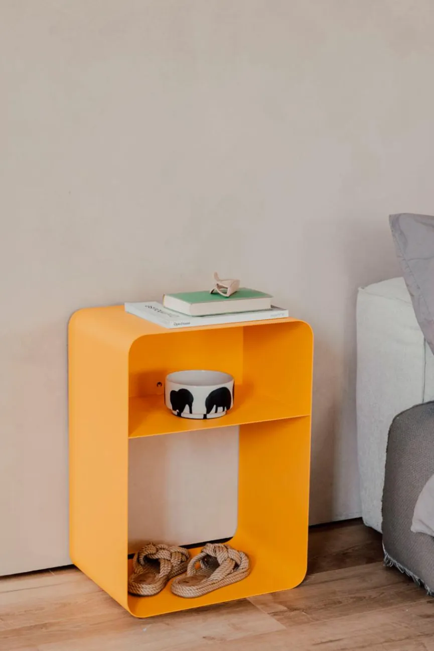 Metallbude Nachttisch Damio