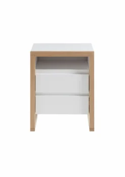 Clearance MCA Nachttisch Facil Weiß