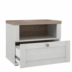 Clearance FORTE Nachttisch Iloppa SZ Weiß