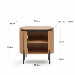 Hot Kave Home Nachttisch Licia Natur