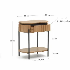 Kave Home Nachttisch Licia