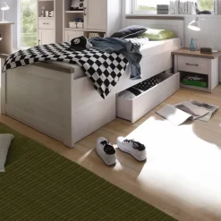 Best BEGABINO Nachttisch Luca Weiß