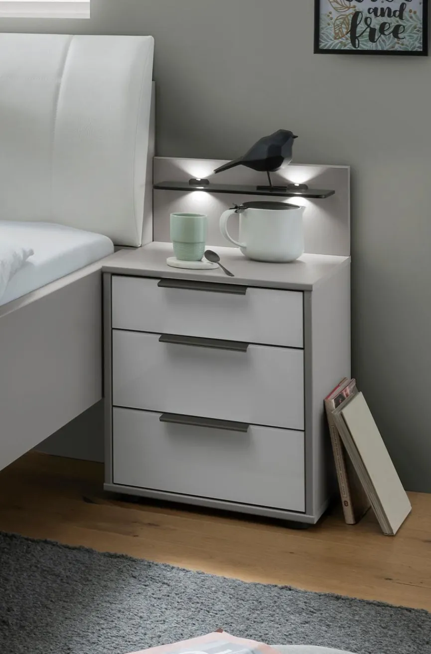 Best Wiemann Nachttisch Merida Weiß