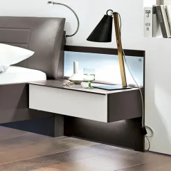 Outlet Musterring Nachttisch San Diego 2er Set Havanna