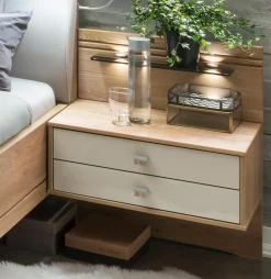 Online Wiemann Nachttisch-Paneel Kiruna 2er Set Eiche