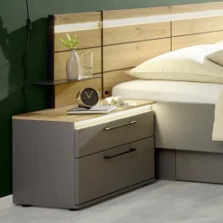 Clearance Musterring Nachttisch-Paneel Madiva Balkeneiche