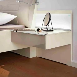 Outlet Musterring Nachttisch-Paneel San Diego 2er Set Kieselgrau