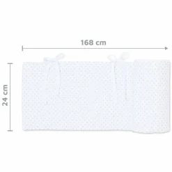 babybay Nestchen Weiß / Grau