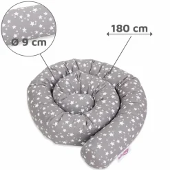 Outlet babybay Nestchenschlange Taupe