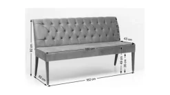 Best KARE DESIGN Polsterbank Buttons Vintage Braun