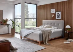 Best meise.möbel Polsterbett Catania II 180 x 200 cm Silber