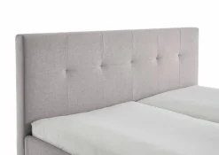 Best meise.möbel Polsterbett Catania II 180 x 200 cm Silber