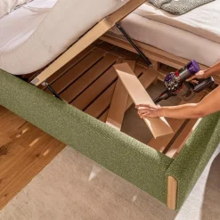 Discount Segmüller Werkstätten Polsterbett Elma-LS Hellgrün
