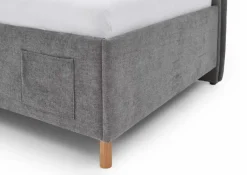 Hot meise.möbel Polsterbett Fun mit Lattenrost Grau