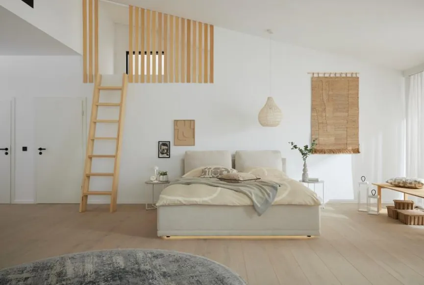 Online Musterring Polsterbett JustB! 180 x 200 cm Beige