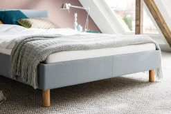 Outlet meise.möbel Polsterbett Lena 120 x 200 cm Eisblau