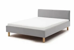 Hot meise.möbel Polsterbett Lena 120 x 200 cm Hellgrau