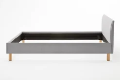 Hot meise.möbel Polsterbett Lena 120 x 200 cm Hellgrau