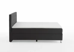 Outlet meise.möbel Polsterbett Leo 140 x 200 cm Anthrazit