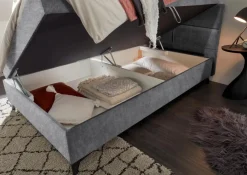 Discount Polsterbett Loano 120 x 200 cm Silber