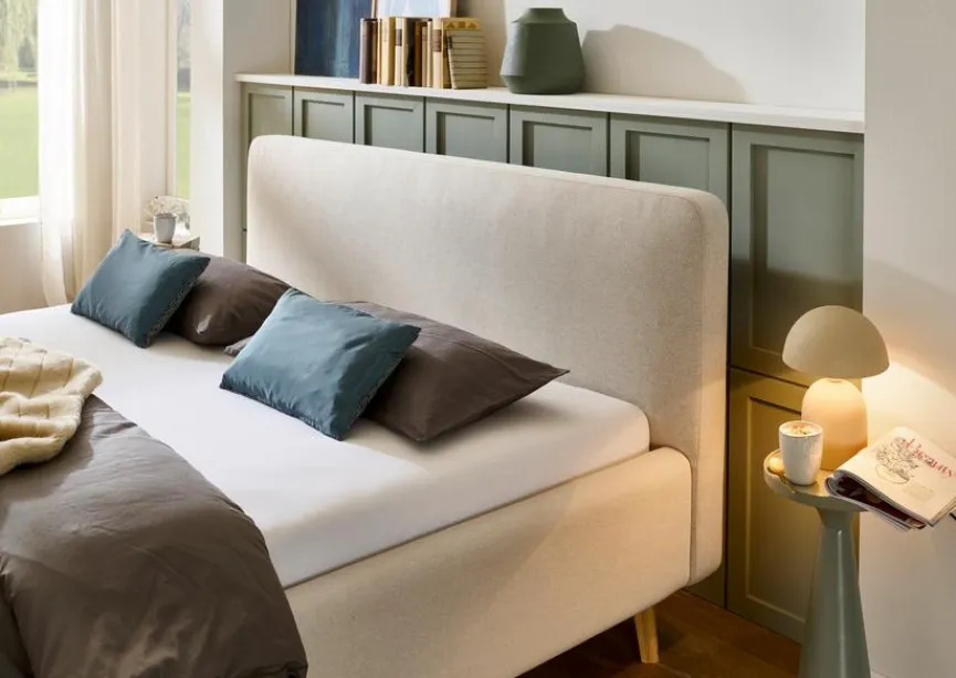 Best meise.möbel Polsterbett Mattis 120 x 200 cm Ivory