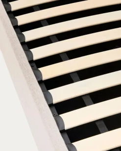 New Kave Home Polsterbett Nahiri 180 x 200 cm Beige