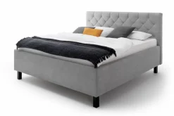 meise.möbel Polsterbett San Remo 180 x 200 cm Hellgrau