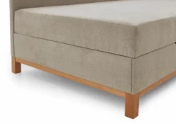 Outlet meise.möbel Polsterbett Santos 120 x 200 cm Taupe