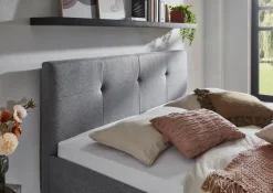 meise.möbel Polsterbett Tango 180 x 200 cm Grau