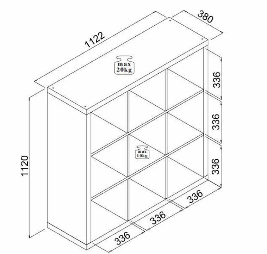 Online Raumteiler Style Weiß