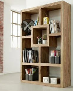 WOLFMÖBEL Raumteiler Yoga Sheesham