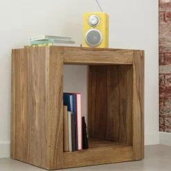 Discount WOLFMÖBEL Regal & Beistelltisch Yoga Braun