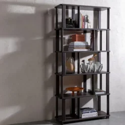 DAHEIM Regal Riss Dunkelbraun