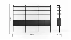 Discount RAUM.FREUNDE Regal Edge Schwarz