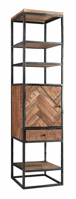 Clearance WOLFMÖBEL Regal Parquet Akazie