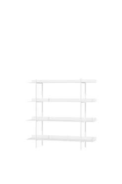 Discount Metallbude Regal Tharon Weiß