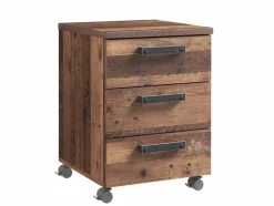 Clearance FORTE Rollcontainer Clif Dunkelbraun