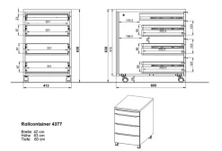 Germania Rollcontainer Mailand