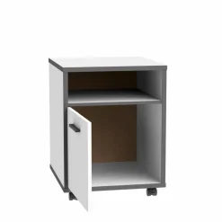 FORTE Rollcontainer 1-trg. Keflavik Weiß