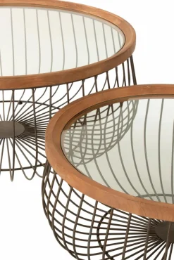 DAHEIM 2-Satz Couchtisch Cozy