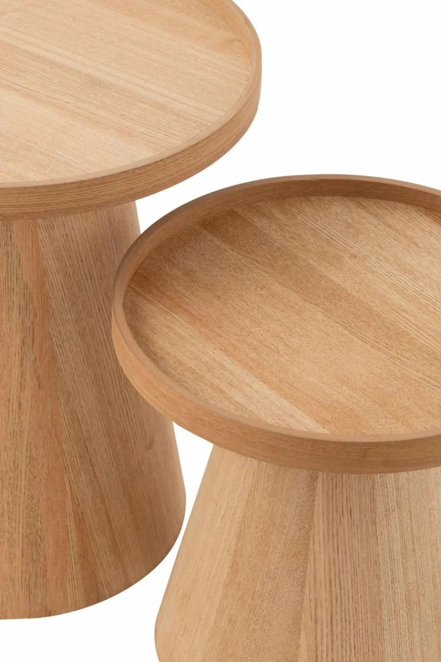 Discount DAHEIM 2-Satz-Beistelltisch Trondheim Eiche