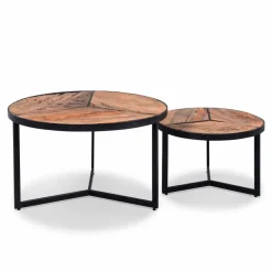 Sale 2-Satztisch Oxford Schwarz