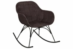 Best DAHEIM Schaukelstuhl Florenze Dunkelbraun