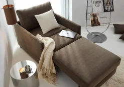 Outlet INNOVATION LIVING Schlafsessel Neah Slim Cedar Brown