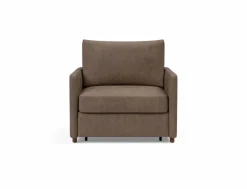 Outlet INNOVATION LIVING Schlafsessel Neah Slim Cedar Brown
