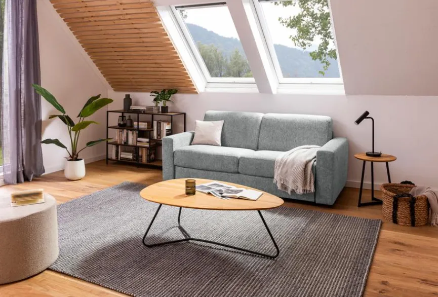 Outlet Schlafsofa 0255 Frost Grey