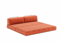 Discount INNOVATION LIVING Schlafsofa CozyPad Rust Orange