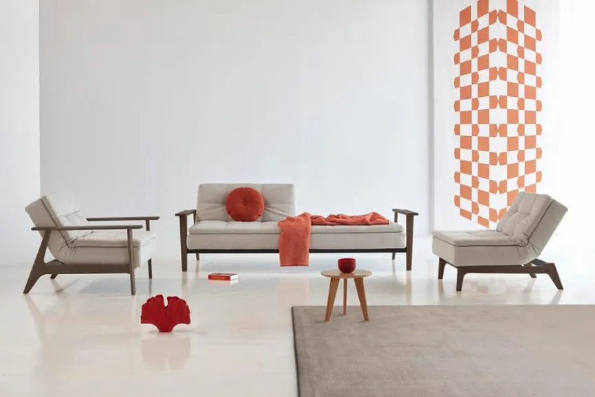 INNOVATION LIVING Schlafsofa Dublexo Frej Raucheiche Natural