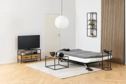 Actona Schlafsofa Faith Grau / Weiß