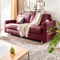 Clearance bali Schlafsofa Maike Dunkelrot